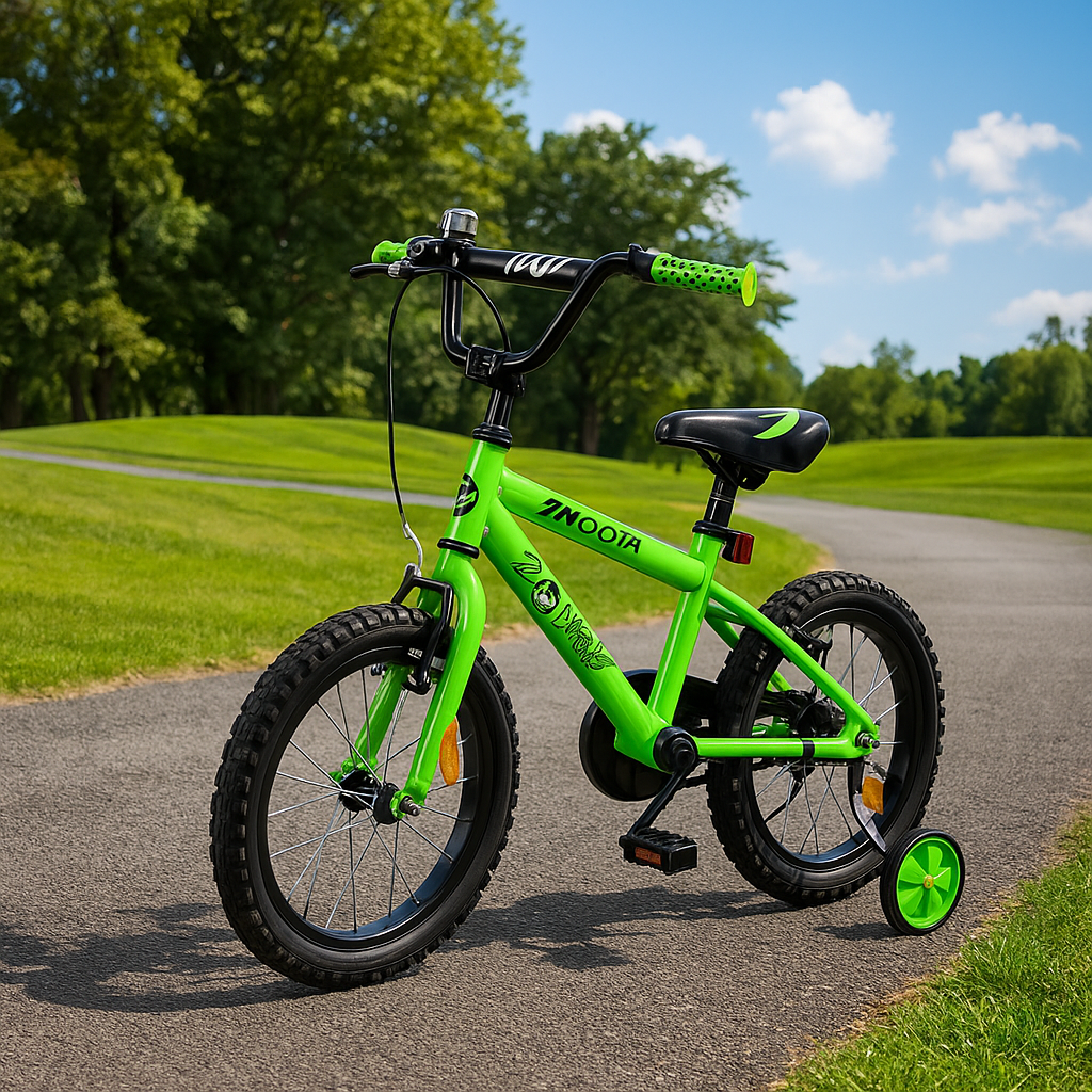 Kinderfahrrad 16 Zoll – Fahrrad für Jungen & Mädchen mit Stützrädern